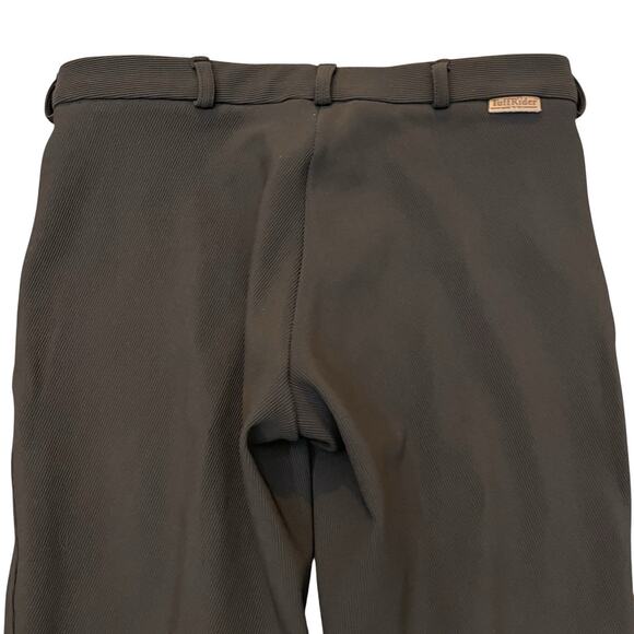 Tuff Rider Womens Breeches Size 28 Brown Knee Patch Low Rise Equestrian Ribbed - Picture 5 of 10